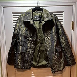 Weatherproof green jacket